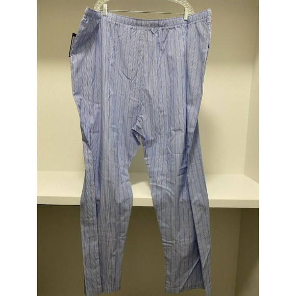 Polo Ralph Lauren Mens Cotton Pajama Pants Size 3X Blue & White Striped NWT - Picture 6 of 7